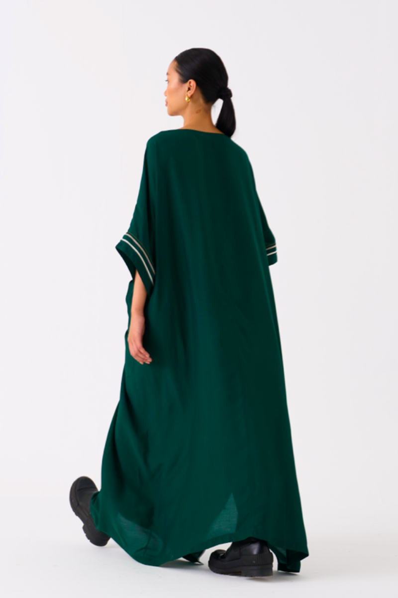 TIE KAFTAN-GREEN