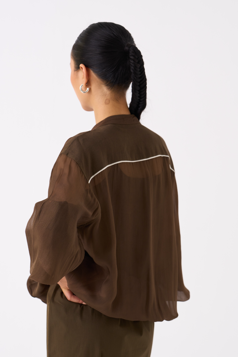 FLORAL APPLIQUE BOMBER JACKET-DARK OLIVE organza by THREE in olive color for women Worldwide