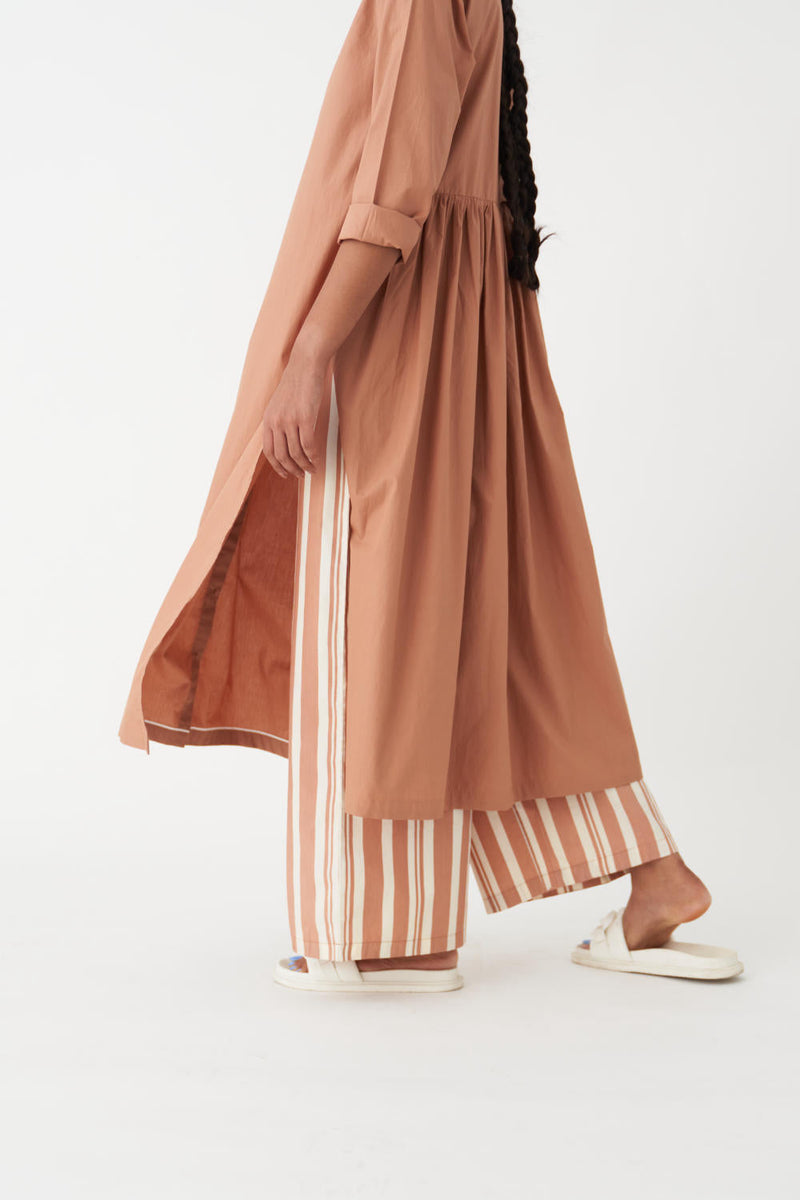 BACK GATHER JACKET - CHAMPAGNE poplin by THREE for women Worldwide