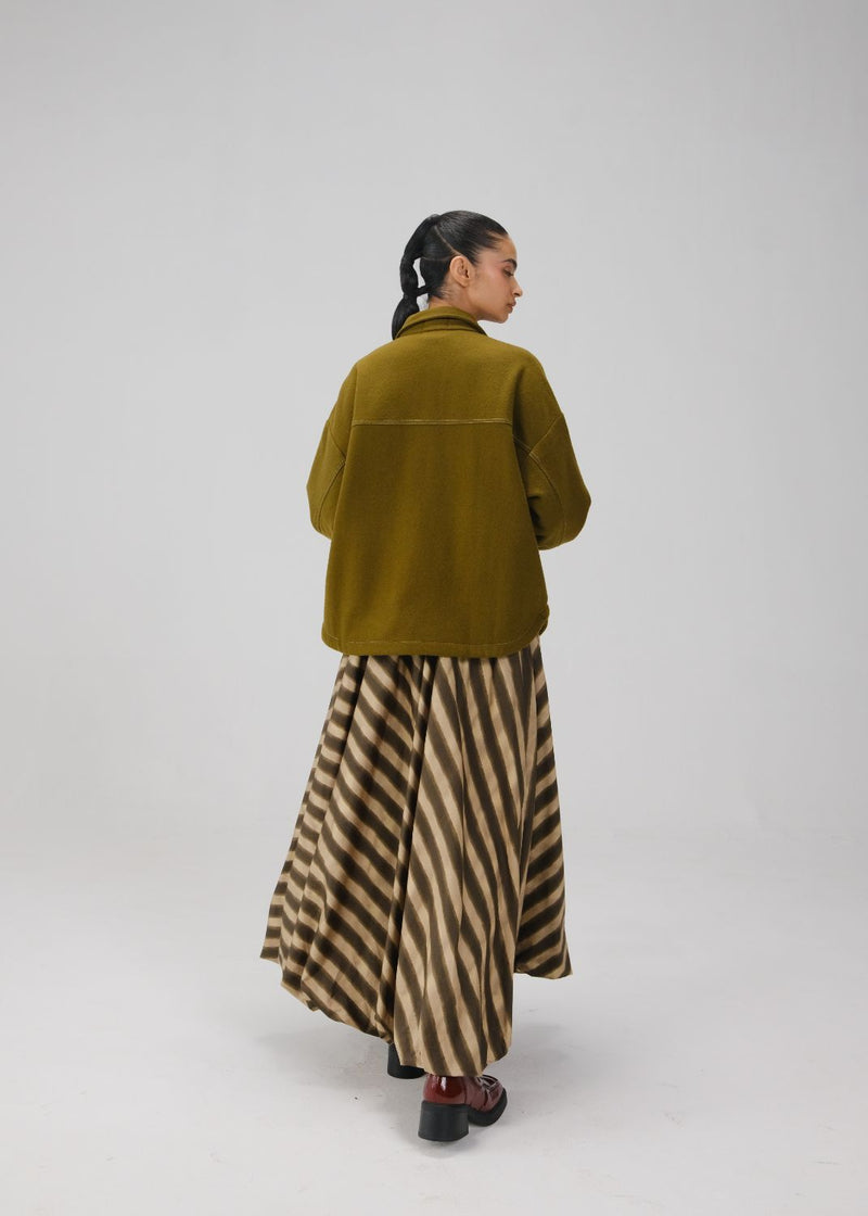 BALLOON SKIRT-B&W by CORD for women Worldwide