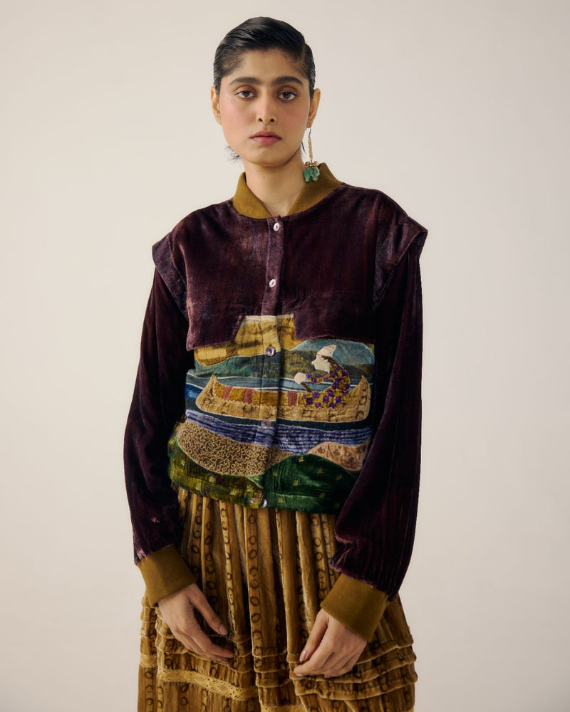 BERT JACKET-Boatride Appl by CORD for women Worldwide