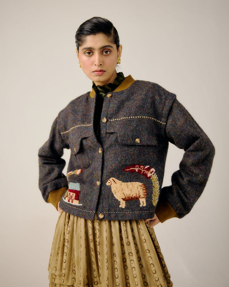 BERT JACKET-Countrysiyde Emb by CORD for women Worldwide
