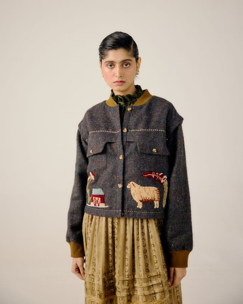 BERT JACKET-Countrysiyde Emb by CORD for women Worldwide