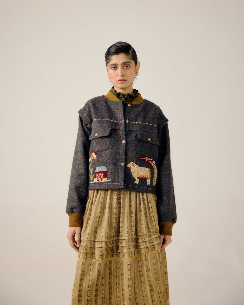 BERT JACKET-Countrysiyde Emb by CORD for women Worldwide