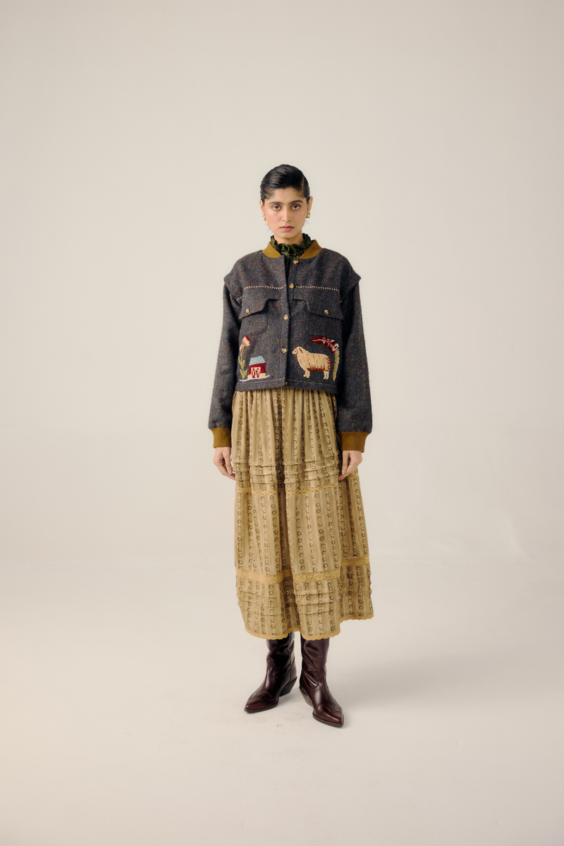 BERT JACKET-Countrysiyde Emb by CORD for women Worldwide