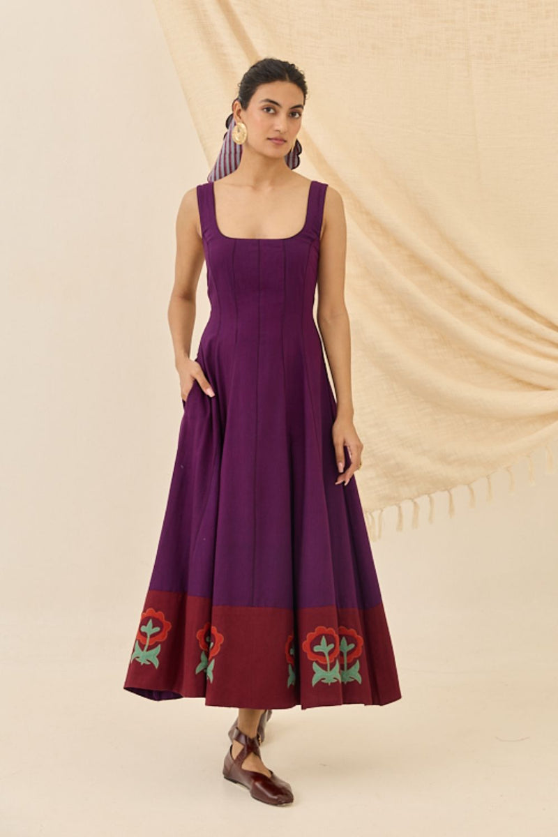 Morni Handloom Dress cotton by JodiLife for women Worldwide