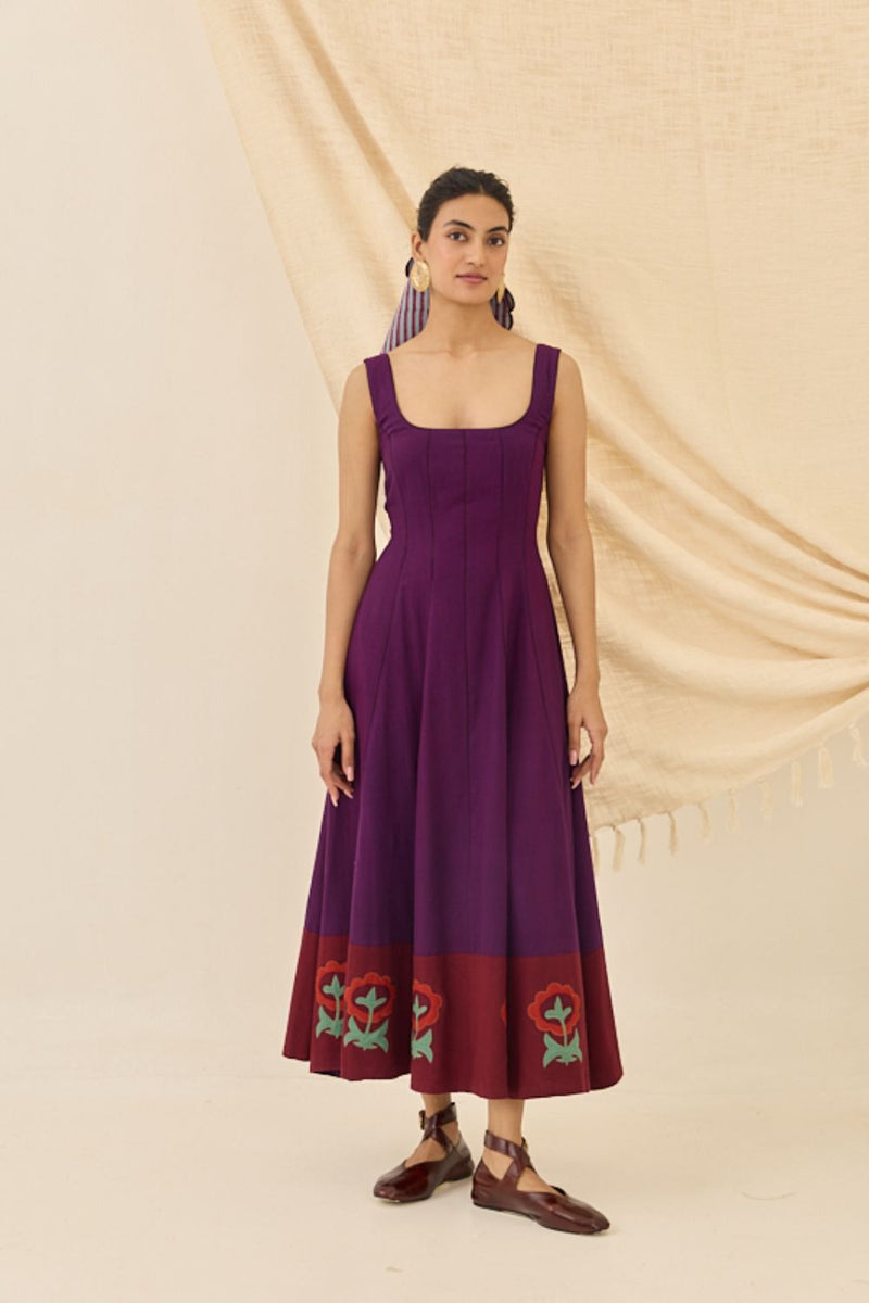 Morni Handloom Dress cotton by JodiLife for women Worldwide