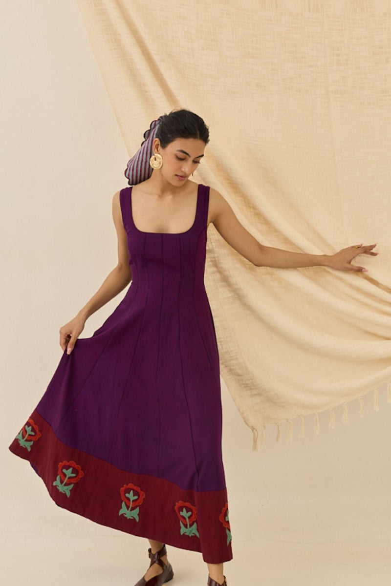 Morni Handloom Dress cotton by JodiLife for women Worldwide