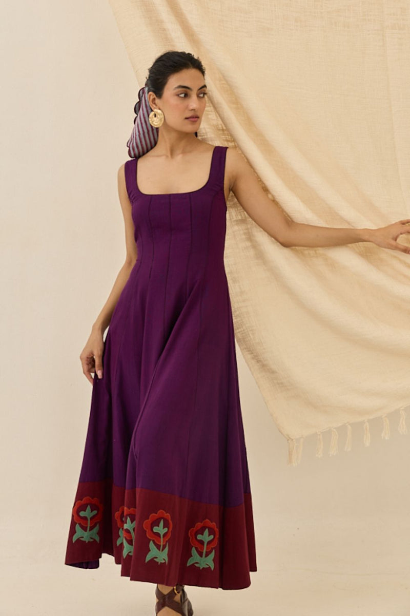 Morni Handloom Dress cotton by JodiLife for women Worldwide