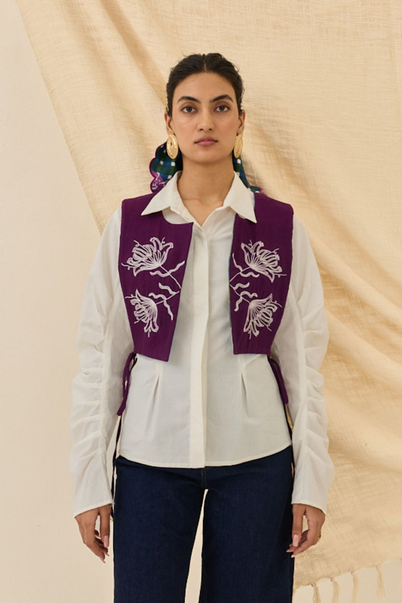 Morni Handloom Bib cotton by JodiLife for women Worldwide