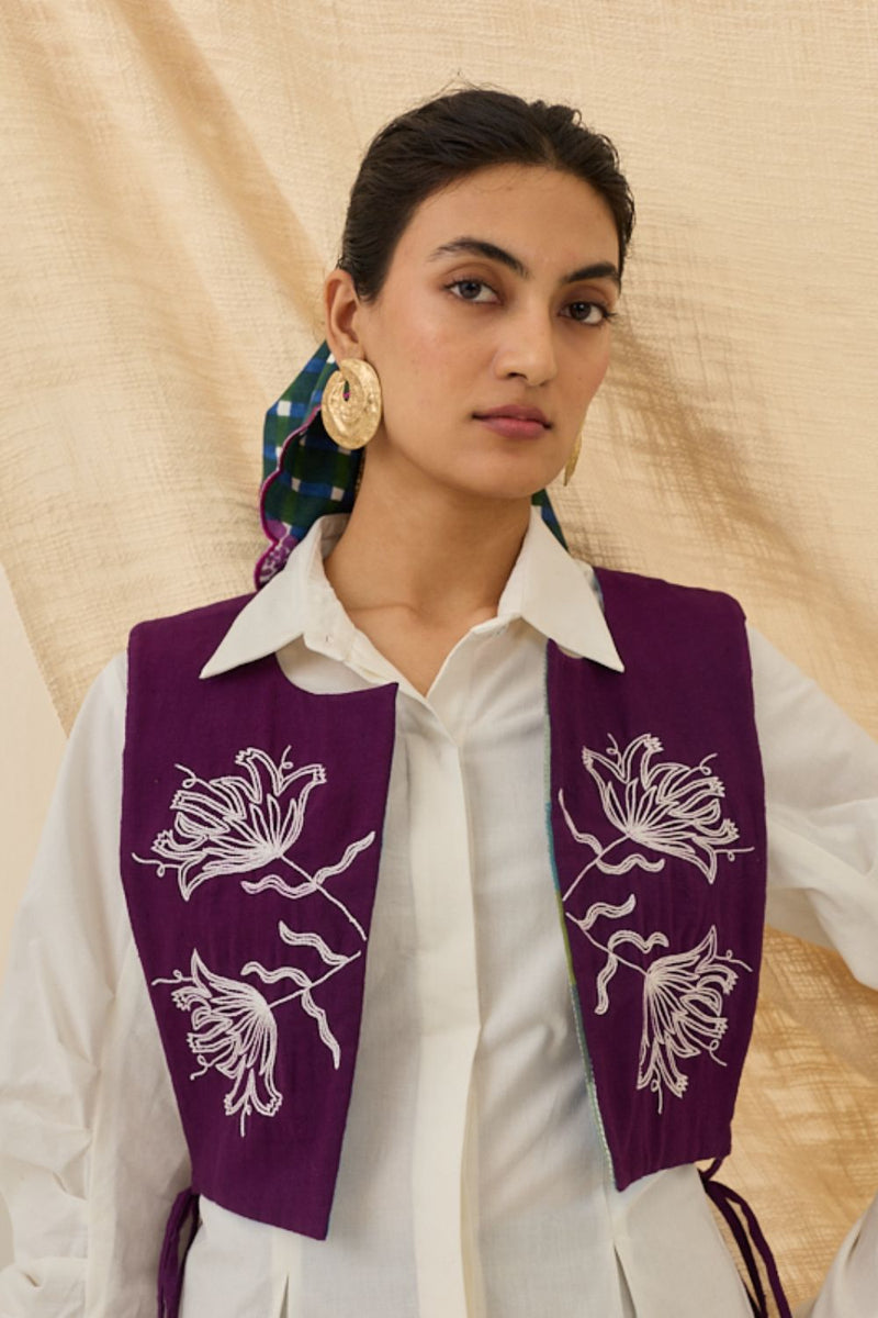 Morni Handloom Bib cotton by JodiLife for women Worldwide