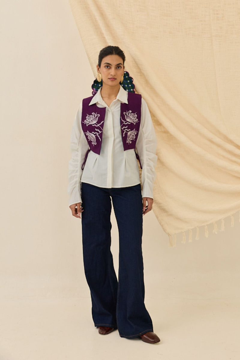Morni Handloom Bib cotton by JodiLife for women Worldwide
