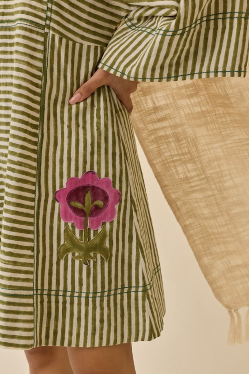 Pihu Handloom Shift Dress cotton by JodiLife for women Worldwide