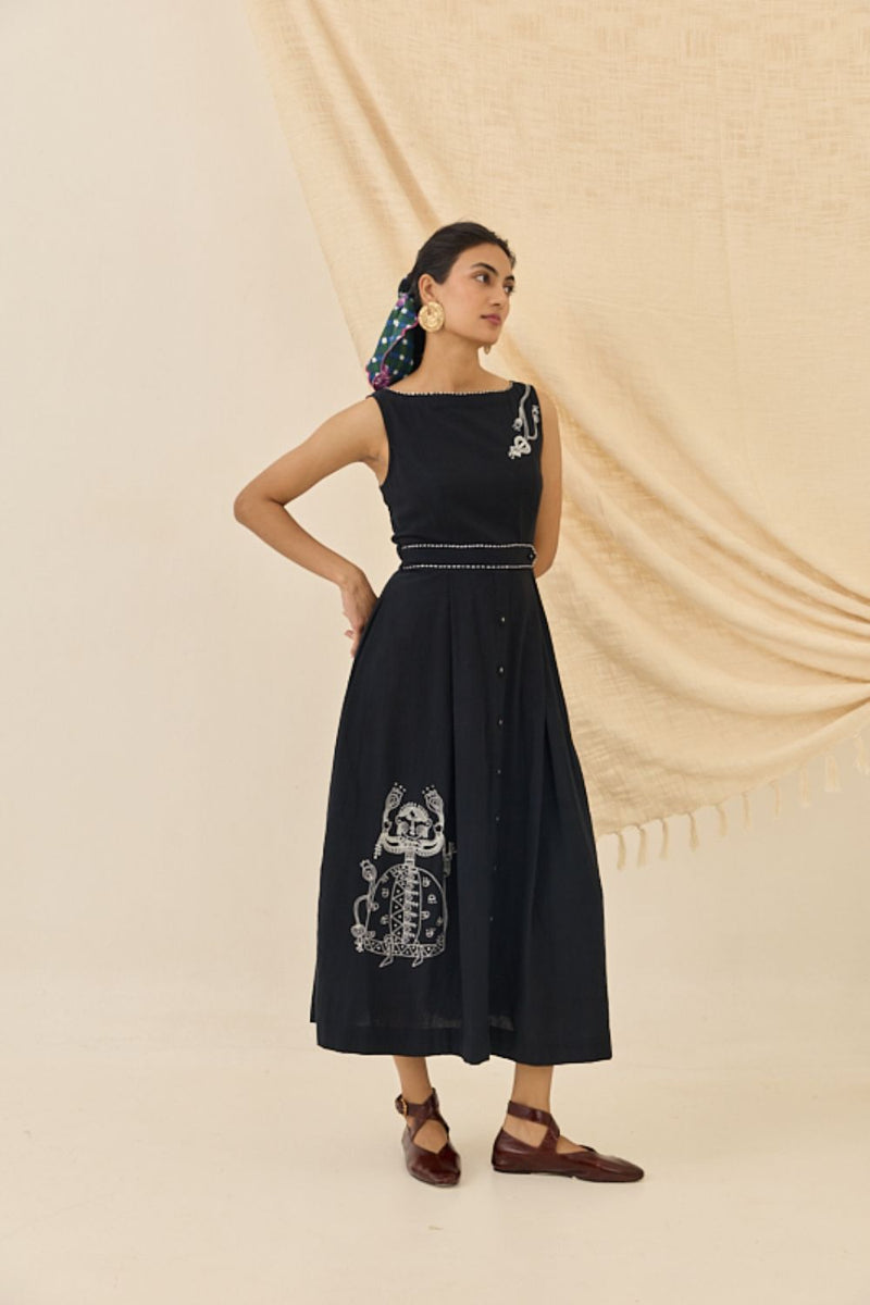 Jugnu Handloom Dress cotton by JodiLife for women Worldwide