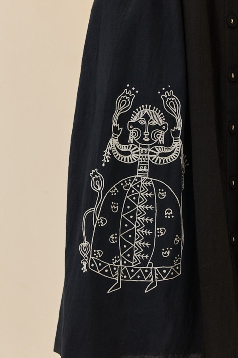 Jugnu Handloom Dress cotton by JodiLife for women Worldwide