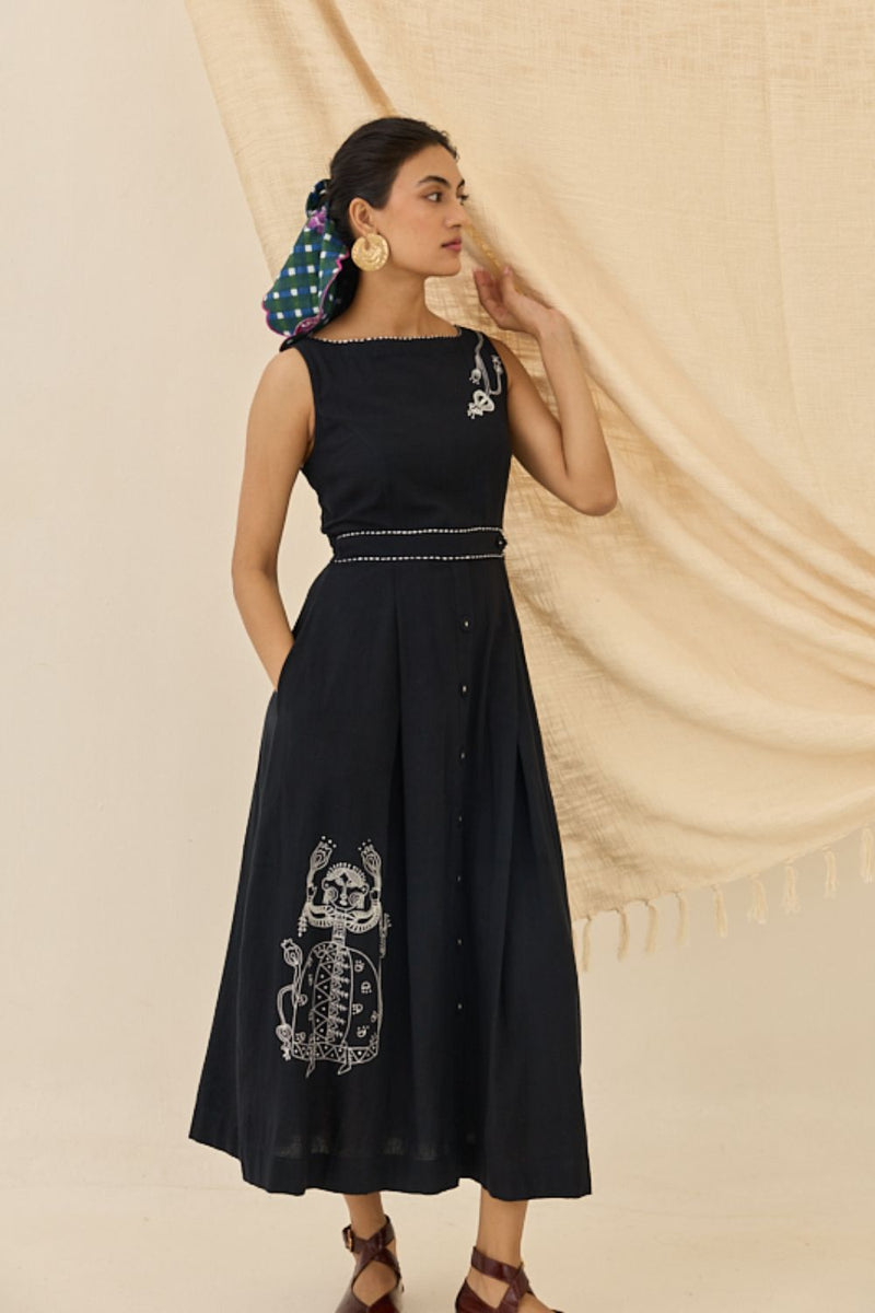 Jugnu Handloom Dress cotton by JodiLife for women Worldwide