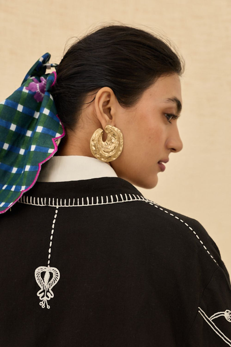 Jugnu Handloom Jacket cotton by JodiLife for women Worldwide