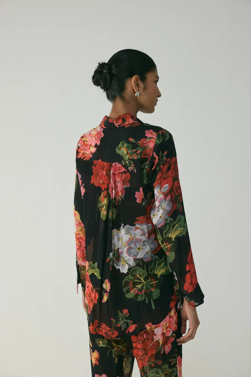 BLOODY MARY CO-ORD SET by Yam in black color for women Worldwide