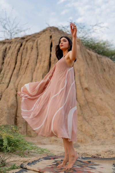 BLUSH NAHR DRESS