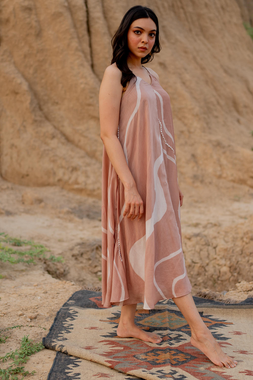 BLUSH NAHR DRESS