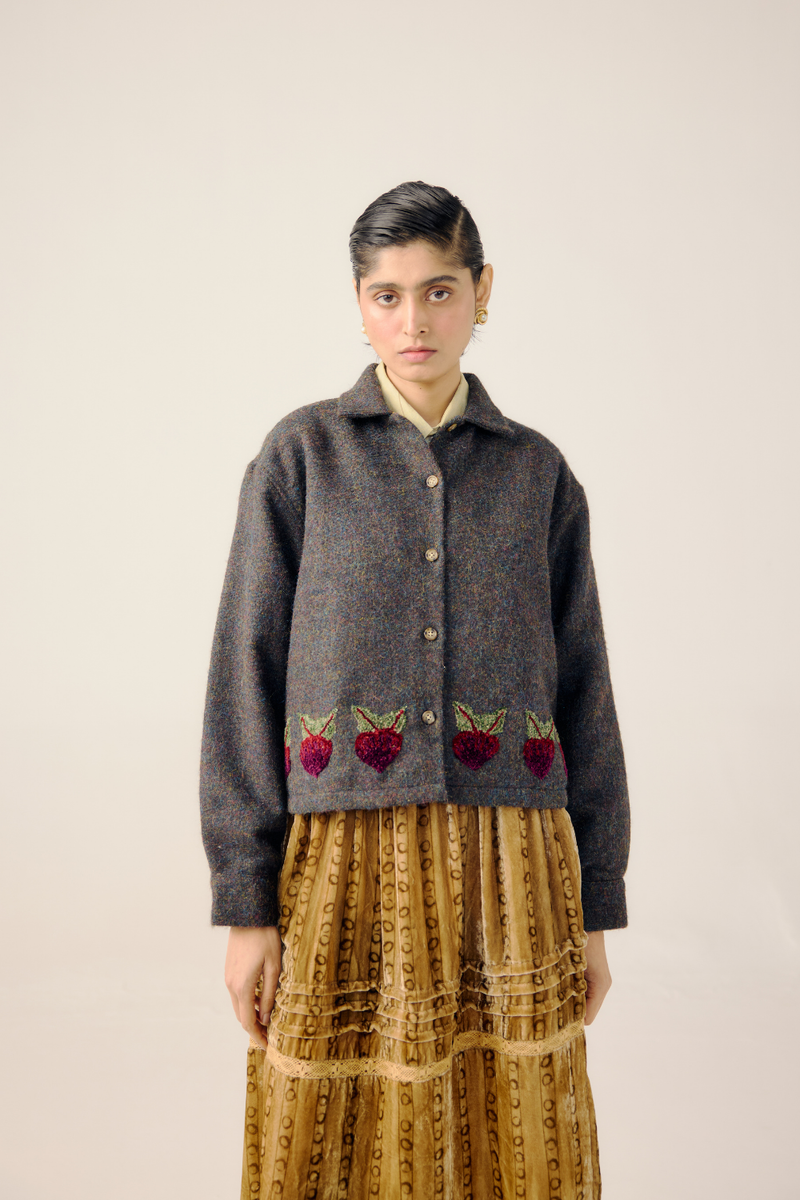 BOXY JACKET-Turnip Emb. by CORD for women Worldwide