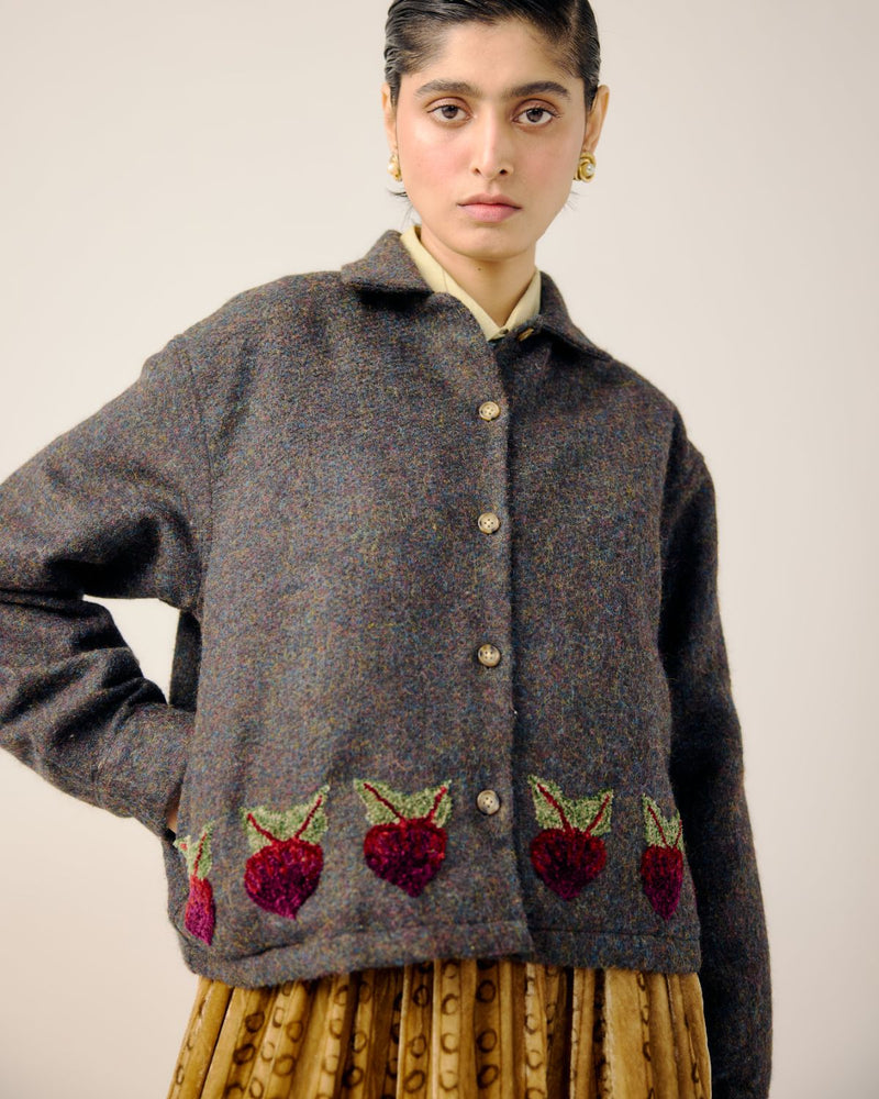 BOXY JACKET-Turnip Emb. by CORD for women Worldwide
