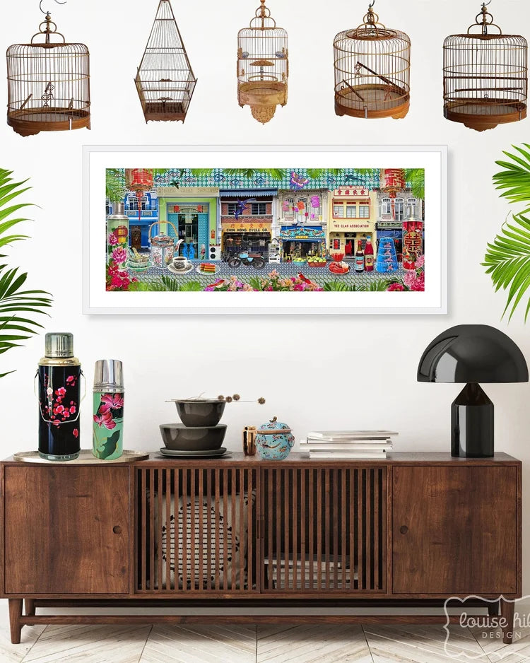 Singapore Shophouses In Heritage Brights