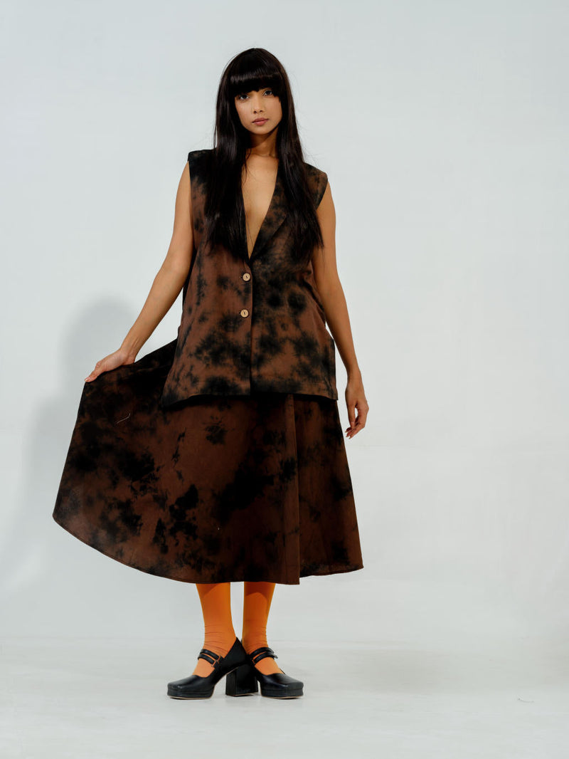 Bamboo Jacket cotton matty jackets and overlays by Stoique in brown for women Worldwide