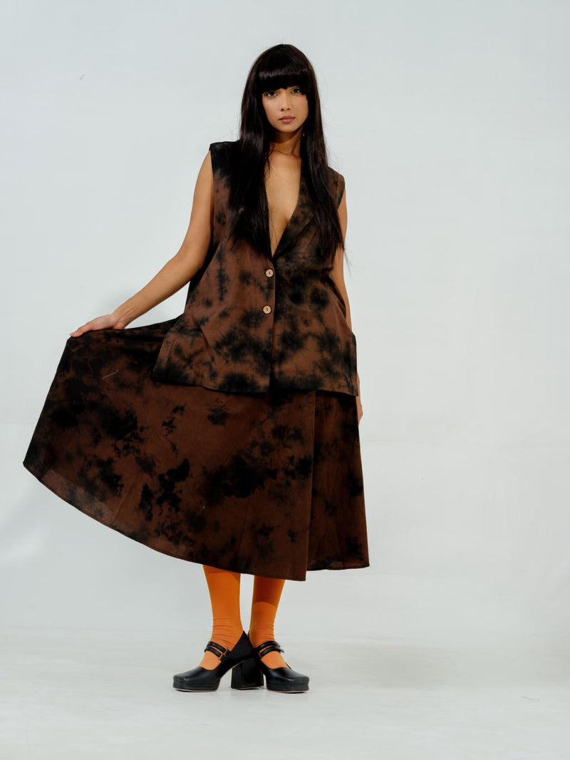 Bamboo Jacket cotton matty jackets and overlays by Stoique in brown for women Worldwide