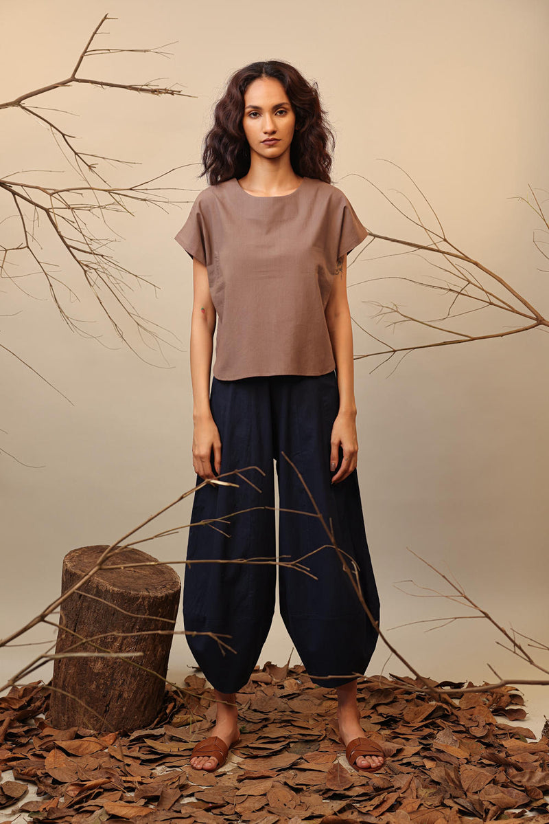 Beige & Blue Sevi Suga Set (2 PCS) 100% cotton by Mati in multi color for women Worldwide