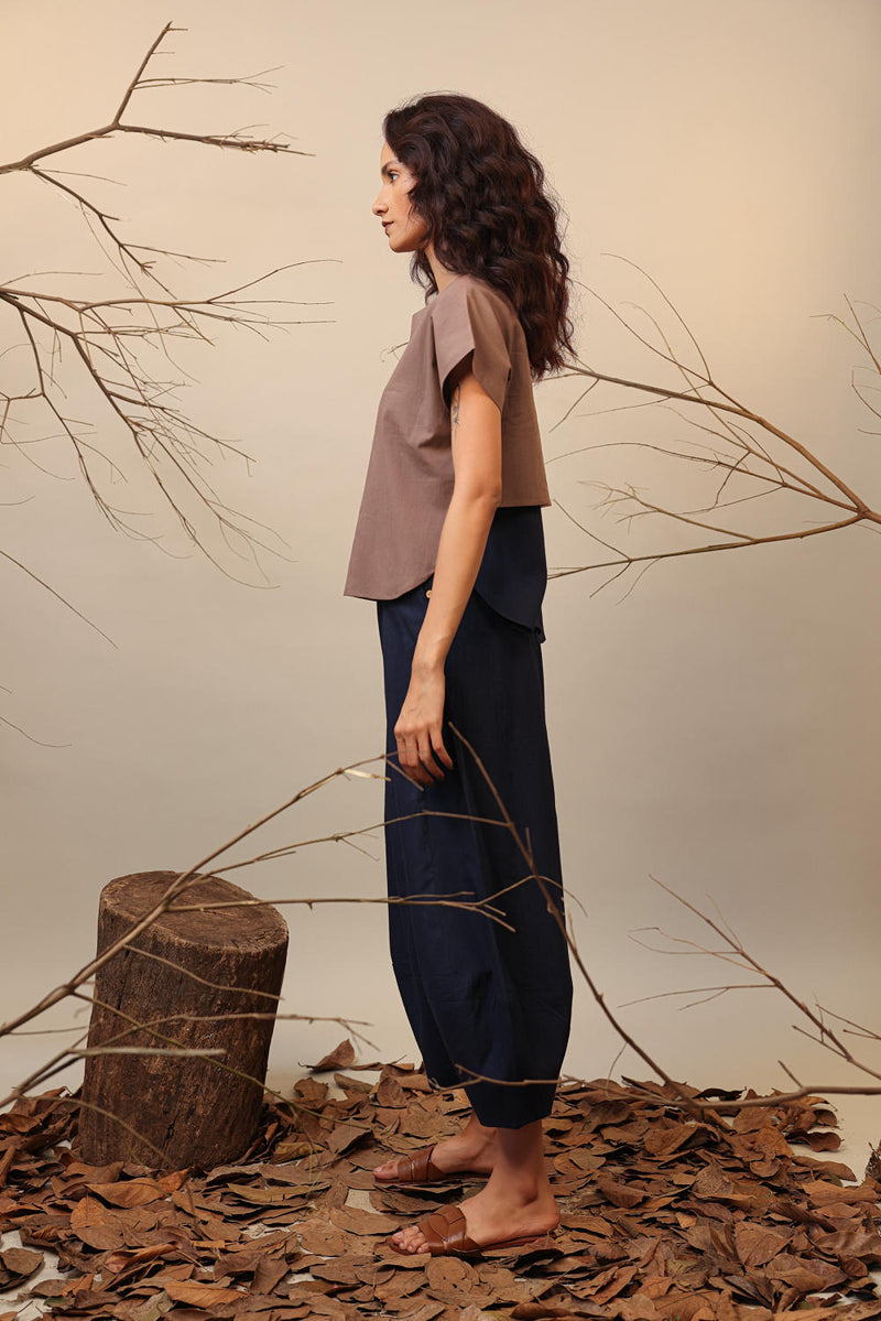 Beige & Blue Sevi Suga Set (2 PCS) 100% cotton by Mati in multi color for women Worldwide