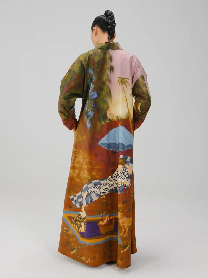 Beirut Dress - Lakeside poplin by CORD for women Worldwide