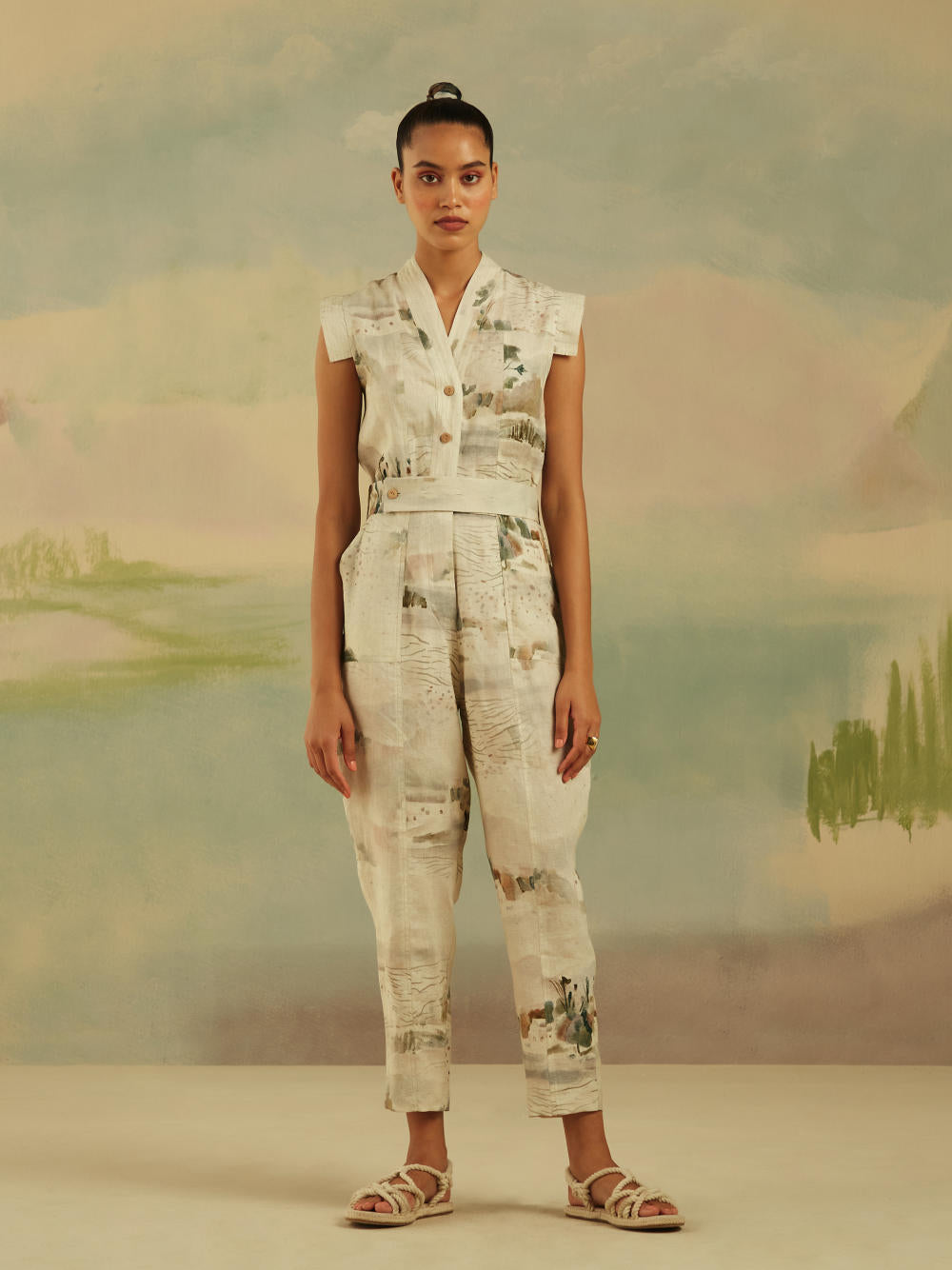 Berliner Jumpsuit - Modern Toile