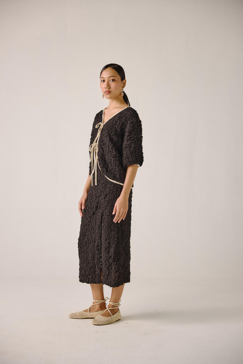 Bert Skirt-Black cotton by CORD for women Worldwide