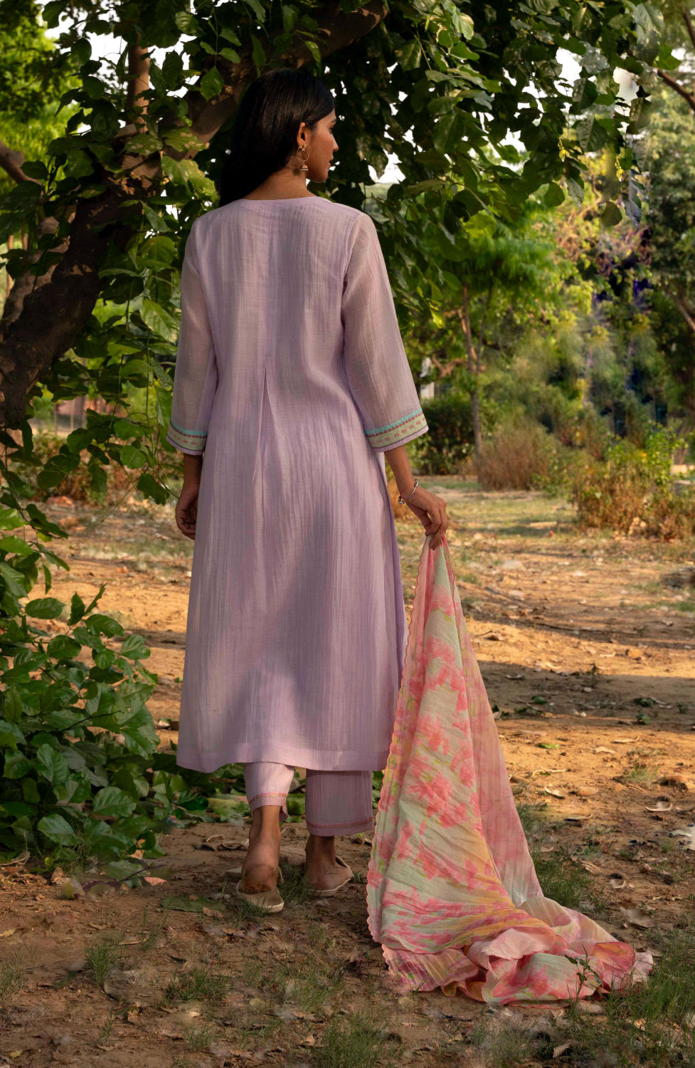 Papiha Kurta Set-lilac