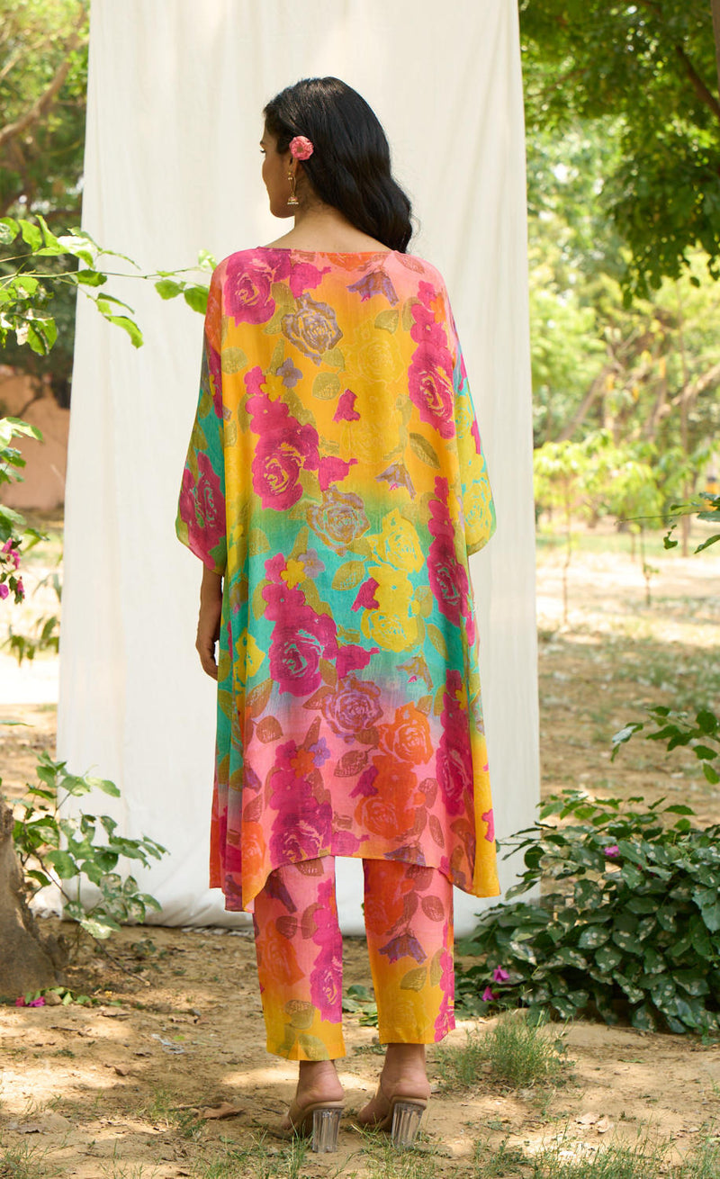 Oriole Kurta Set mul by Priti Prashant in multi color for women Worldwide