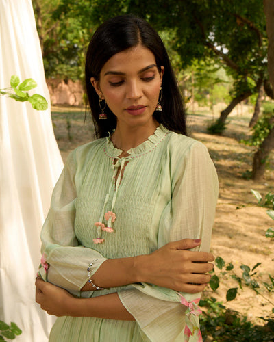 Baya Kurta Set-Light Green