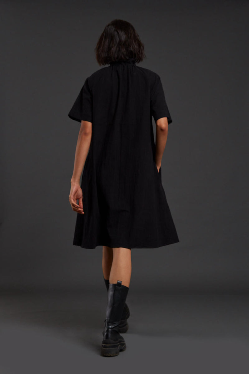 Black Tora Dress Dress by Mati in black color for women Worldwide