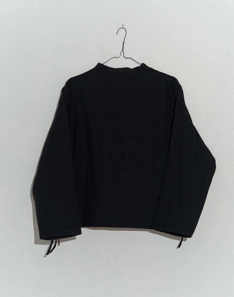 Black padded Jacket cotton by World of Crow in black color for women Worldwide