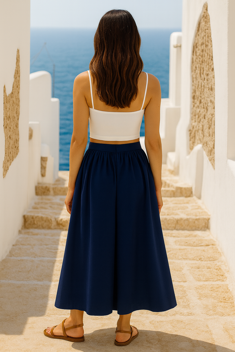 Blaeberry Skirt Pants 100% cotton by Moborr for women Worldwide