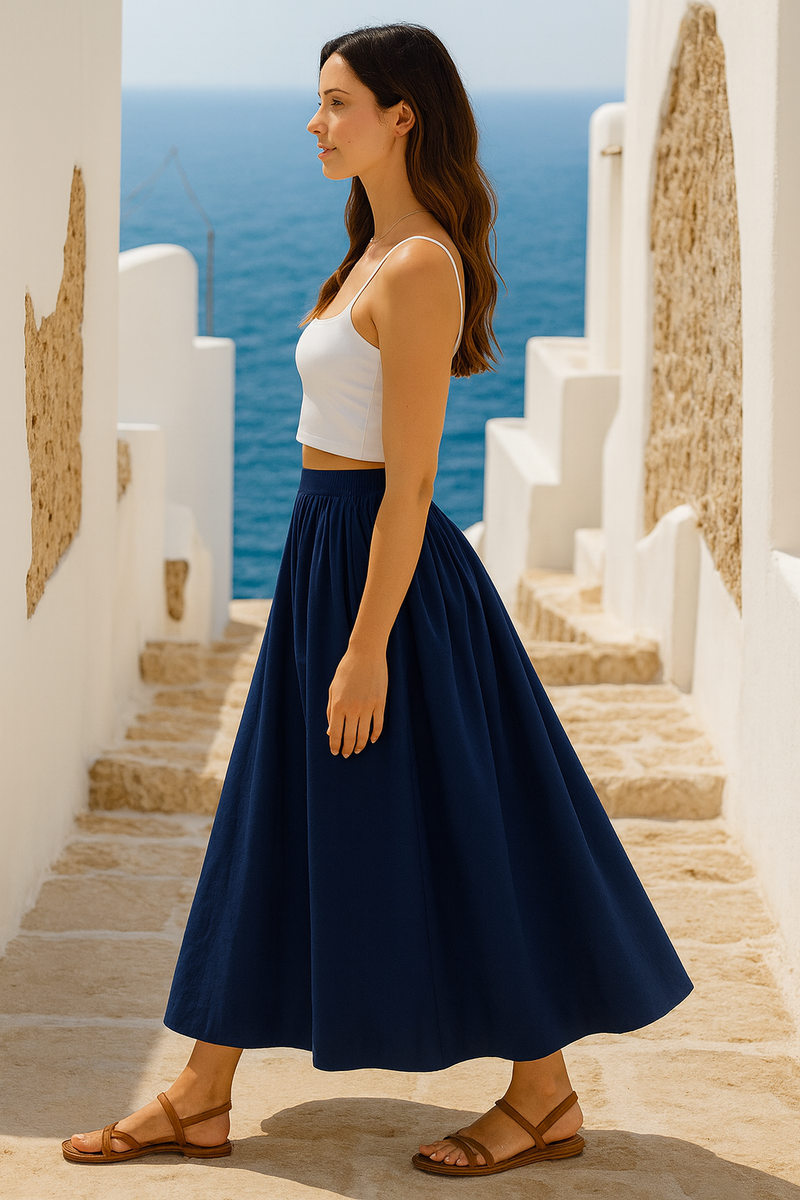 Blaeberry Skirt Pants 100% cotton by Moborr for women Worldwide