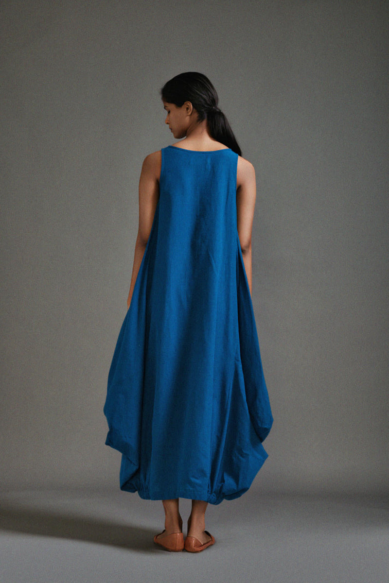 Blue New Vari Aakar cotton by Mati in blue color for women Worldwide