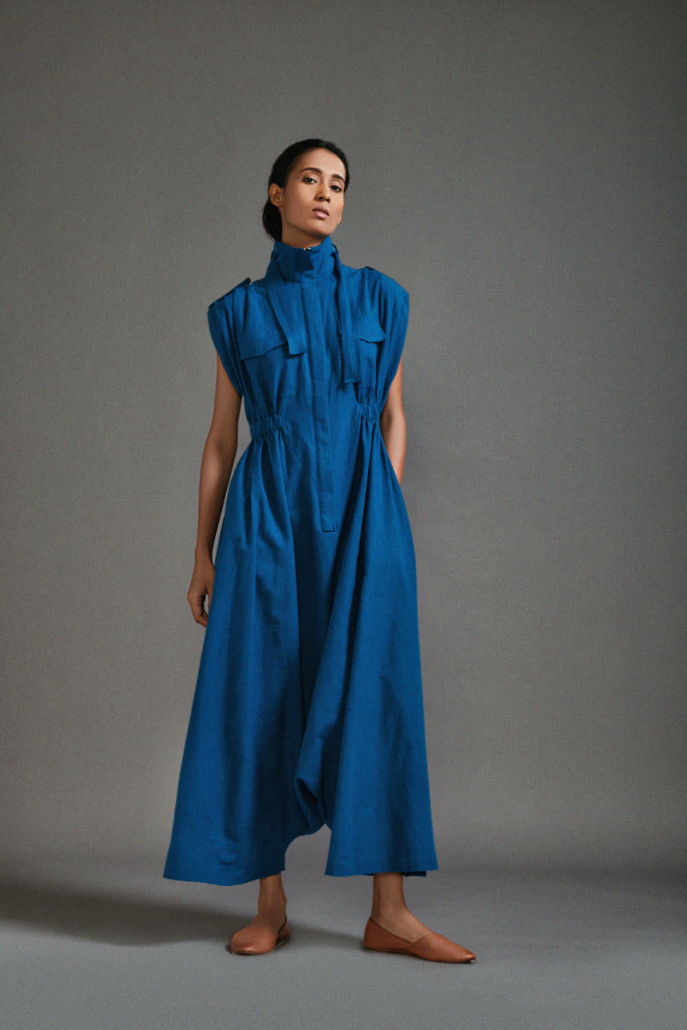 Blue Safari Safari Jumpsuit