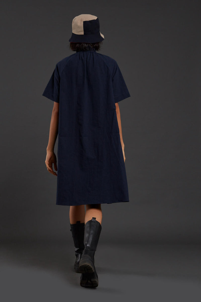 Navy Blue Tora Dress Dress by Mati for women Worldwide