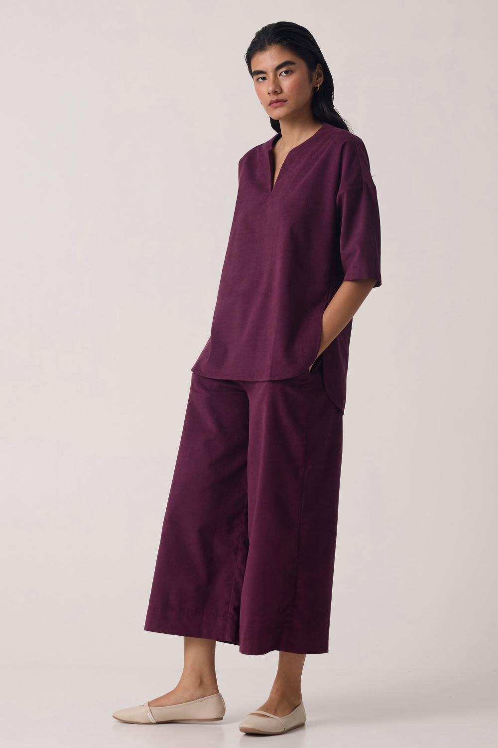 Bobby Jamun Corduroy Co-ord Set