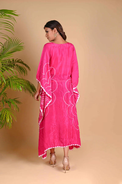 BOHEMIAN KAFTAN-FUSCHIA PINK