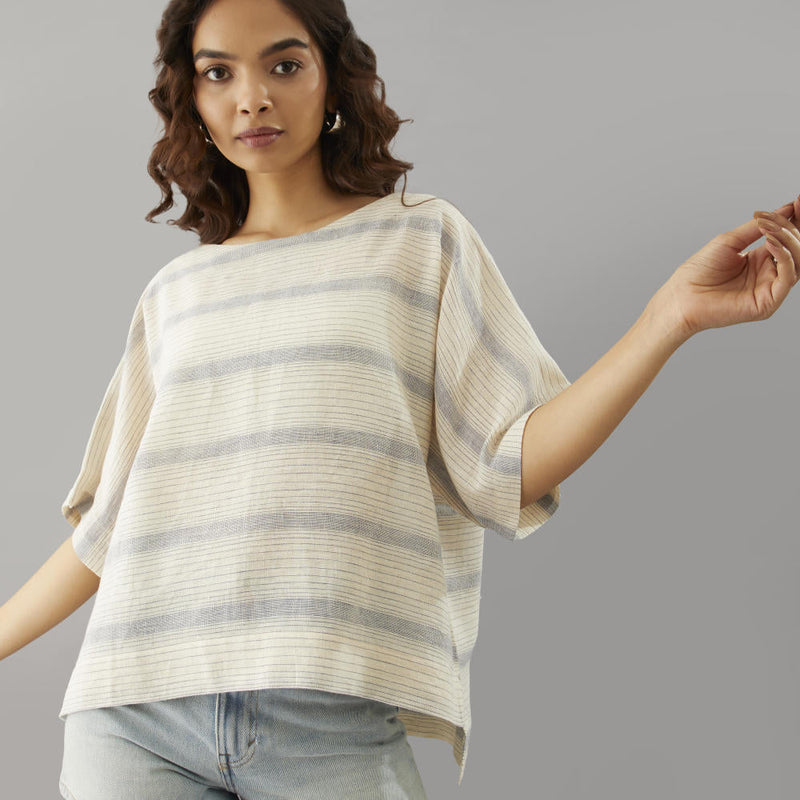 Bombura Relaxed Top cotton by Moborr for women Worldwide