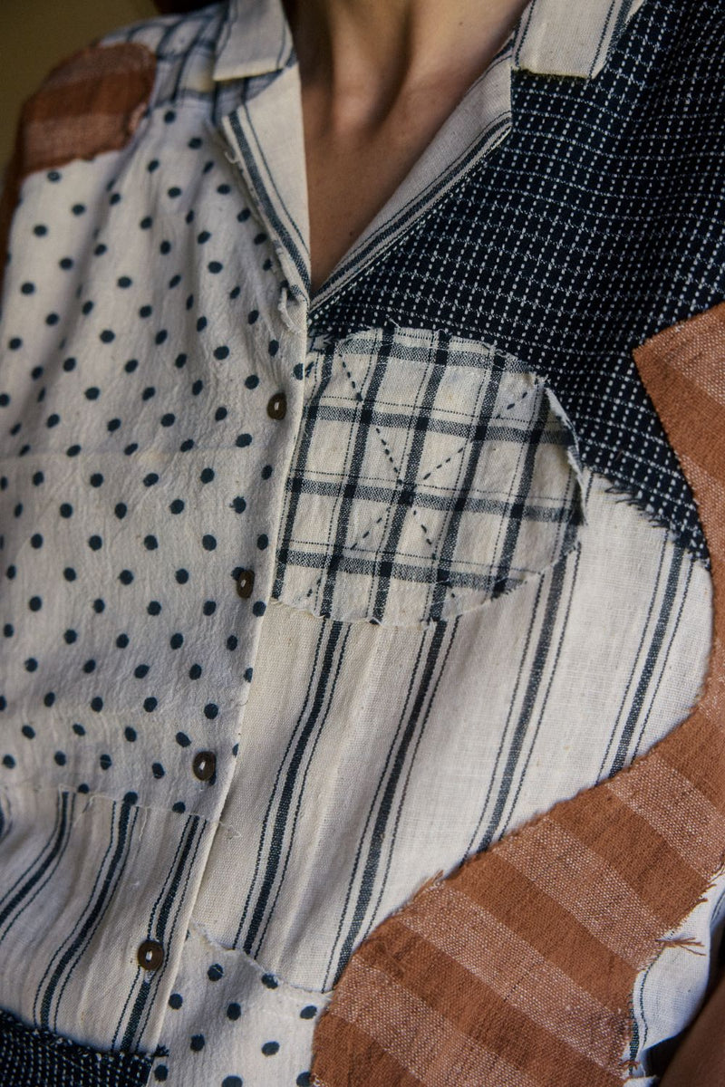 Boro Shirt – Monochrome