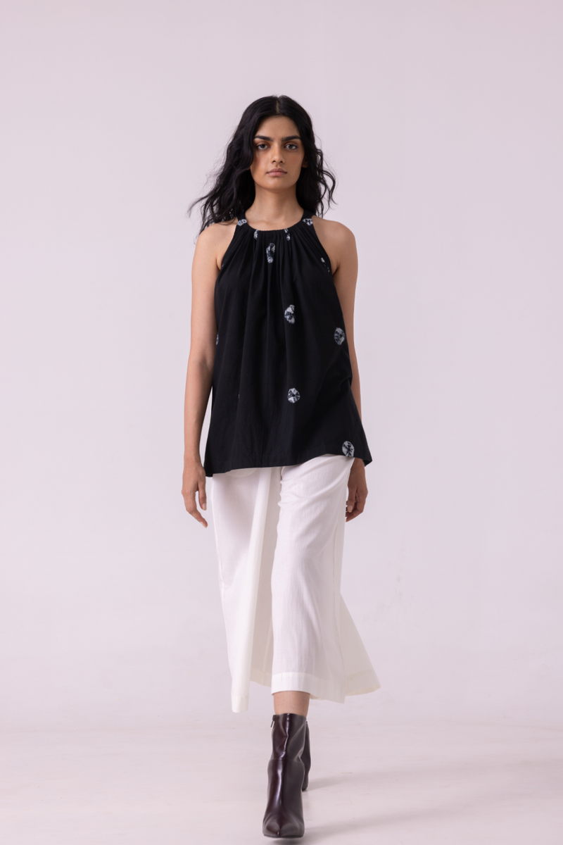 Brad Off White Handwoven Pants cotton by The Summer House for women Worldwide
