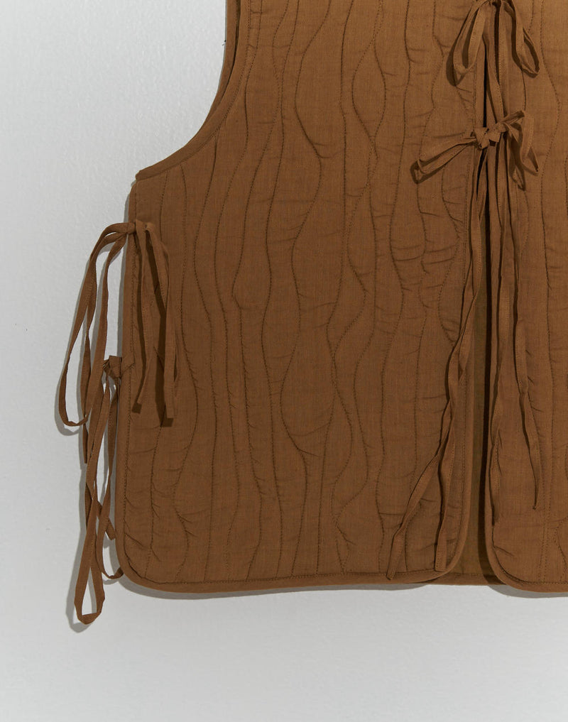 Buff puffer Jacket cotton by World of Crow in brown color for women Worldwide